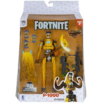 FORTNITE P-1000 Collectible Figure - 6 Inch Action Pack