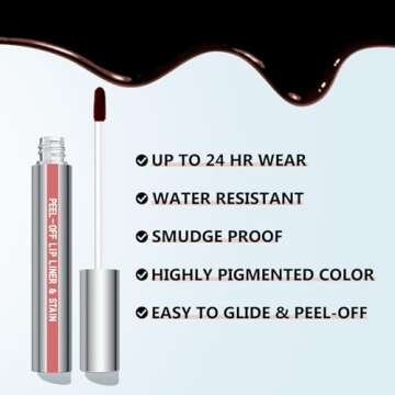 Cilrofelr Long Lasting Peel Off Lip Liner Stain