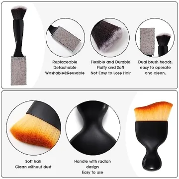 Car Interior Dust Brush Set for Pristine Vehicle Care