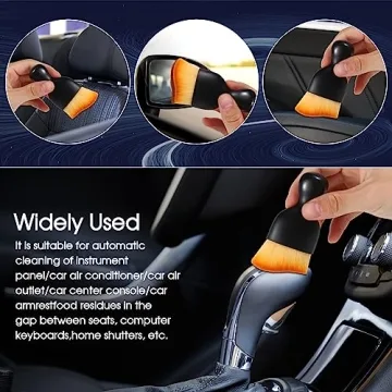 Car Interior Dust Brush Set for Pristine Vehicle Care