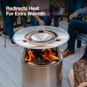 Solo Stove Heat Deflector - Enjoy Cozy Fires Anywhere
