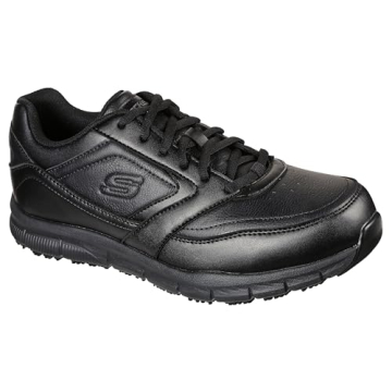 Skechers Men's Nampa Food Service Shoe - Slip-Resistant & Comfortable for Work
