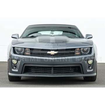 ZL1 Style Front Bumper Cover for 2010-2015 Chevy Camaro with Grilles and Fog Lights