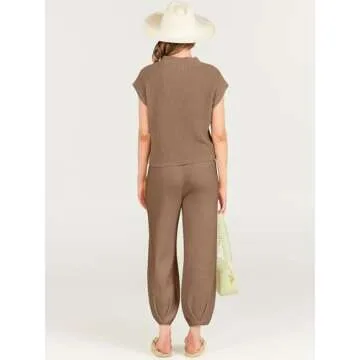 Chic ANRABESS Two Piece Knit Outfit for All Occasions