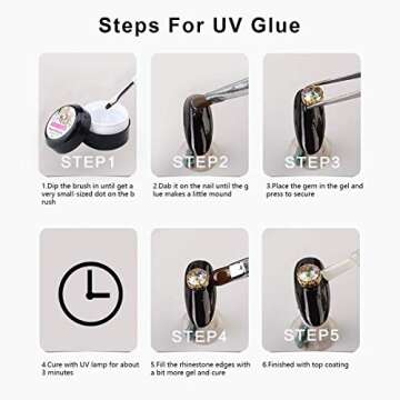 Nibiru Crystal AB Round & Multi-Shape Glass Nail Rhinestone Set(1728+60pcs), Flatback Gems Stones For Nails Decorations (1728+60 pcs Rhinestones with Glue)