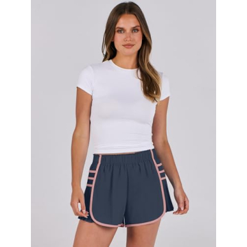 Caracilia Women's Flowing Workout Shorts - Trendy Summer Style