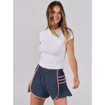 Caracilia Women's Flowing Workout Shorts - Trendy Summer Style