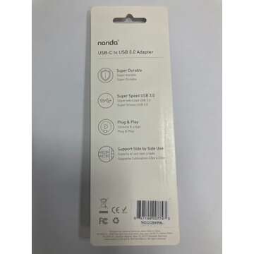 nonda USB C to USB Adapter for Fast Data Transfers