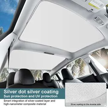 KUNIST Tesla Model 3 Roof Sunshades - Premium UV Protection