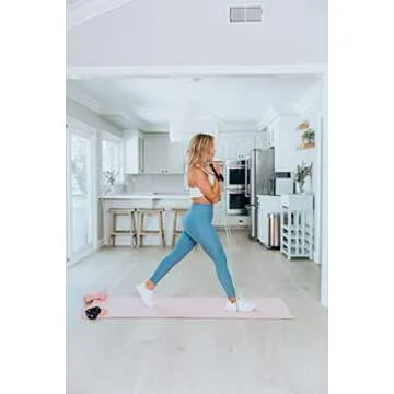 Love Sweat Fitness Resistance Tube Bands | Set of 2 Long Exercise Bands with Handles + Carry Bag | Light and Heavy Exercise Cords