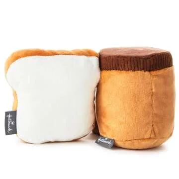 Hallmark Better Together 5" Magnetic Plush Toys (Peanut Butter and Jelly) Gifts for Christmas, Anniversary, Valentine's Day