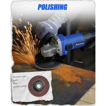 AVID POWER Angle Grinder with Powerful 7.5 Amp Motor