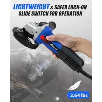 AVID POWER Angle Grinder with Powerful 7.5 Amp Motor