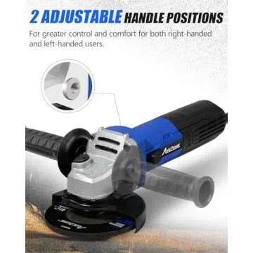 AVID POWER Angle Grinder with Powerful 7.5 Amp Motor