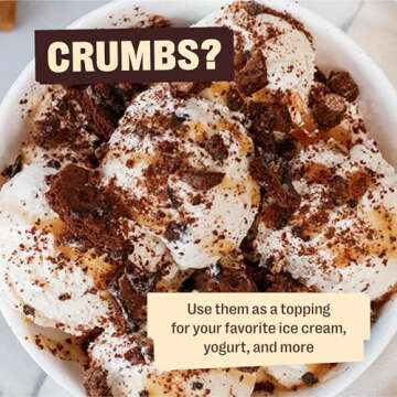 Brownie Brittle – Original Chocolate Chip Thin and Crispy Sweet Snacks, Family Size (Pack of 6, 5 oz), Rich Gourmet Brownie Bites Dessert