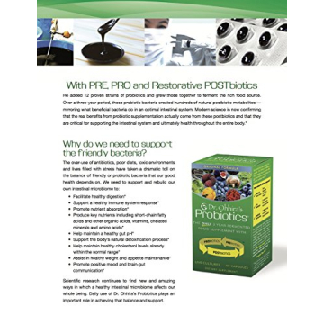 Dr. Ohhira’s Professional Probiotics with Postbiotics 120 Capsules