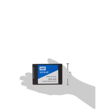 WD Blue 250GB 3D NAND Internal PC SSD - Fast & Reliable