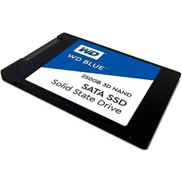 WD Blue 250GB 3D NAND Internal PC SSD - Fast & Reliable