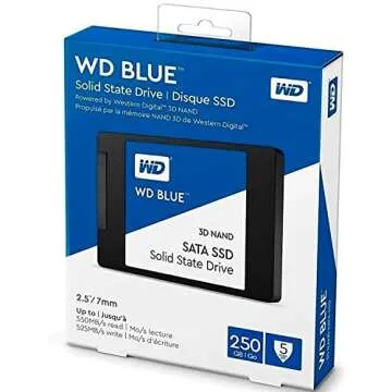WD Blue 250GB 3D NAND Internal PC SSD - Fast & Reliable