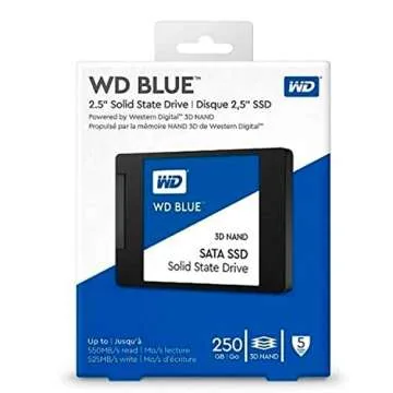 WD Blue 250GB 3D NAND Internal PC SSD - Fast & Reliable