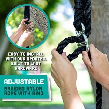 Squirrel Heavy Duty Plastic Tree Swing - Outdoor Play Equipment