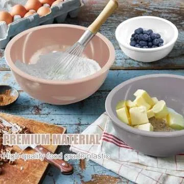 Umite Chef Nesting Mixing Bowls Set for Easy Cooking