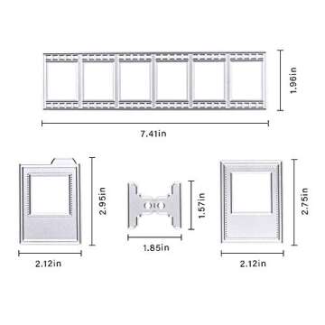 Film Cutting Dies Stencil Metal Template Molds, Embossing Tool Die Cuts for Card Making Album Paper ...