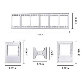 Film Cutting Dies Stencil Metal Template Molds, Embossing Tool Die Cuts for Card Making Album Paper ...