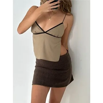 Mioliknya Y2K Women Cute Crop Top - Stylish Summer Blouse