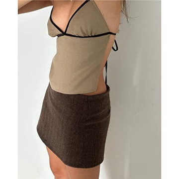 Mioliknya Y2K Women Cute Crop Top - Stylish Summer Blouse