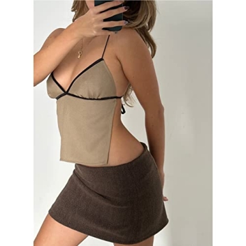 Mioliknya Y2K Women Cute Crop Top - Stylish Summer Blouse