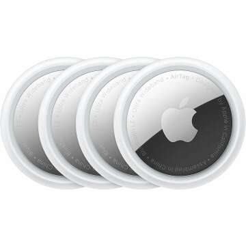 Apple AirTag 4 Pack - Smart Finder for Your Essentials