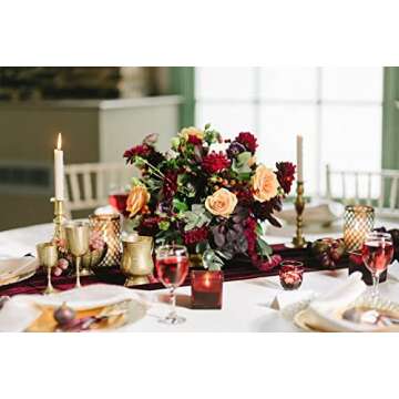 Luxurious Velvet Table Runner for Weddings & Events