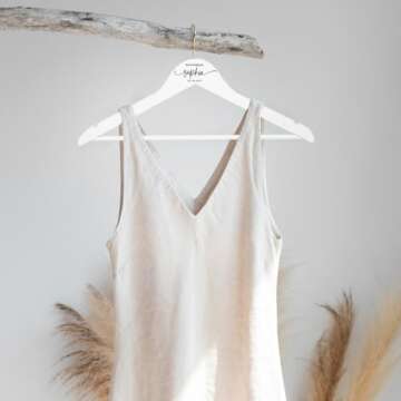 Andaz Press Personalized Bridal Hangers, Premium White Wooden Hangers for Wedding Dress, Bridesmaid Dresses, Bridal Party, Custom Name Wedding Gift, Bridesmaid Hangers, Flower Girl, Her, 1-Pack