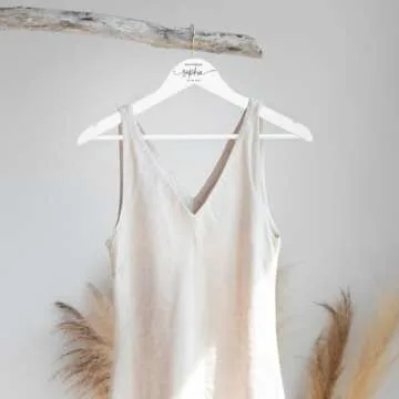 Andaz Press Personalized Bridal Hangers, Premium White Wooden Hangers for Wedding Dress, Bridesmaid Dresses, Bridal Party, Custom Name Wedding Gift, Bridesmaid Hangers, Flower Girl, Her, 1-Pack