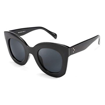FEISEDY Retro Oversized Cat Eye Sunglasses for Women