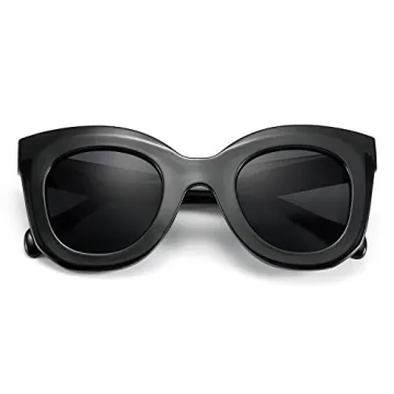 FEISEDY Retro Oversized Cat Eye Sunglasses for Women