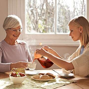 Elegant 32oz Túasia Borosilicate Glass Tea Kettle