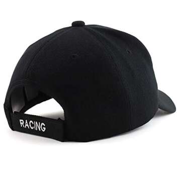 Racing 3D Embroidered Flame Car Cap for All Ages