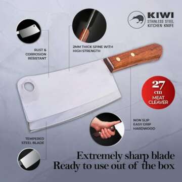 Chefs Knife, Kiwi (6'')