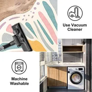 Lukinbox Ultra Soft Butterfly Kids Rug for Playrooms