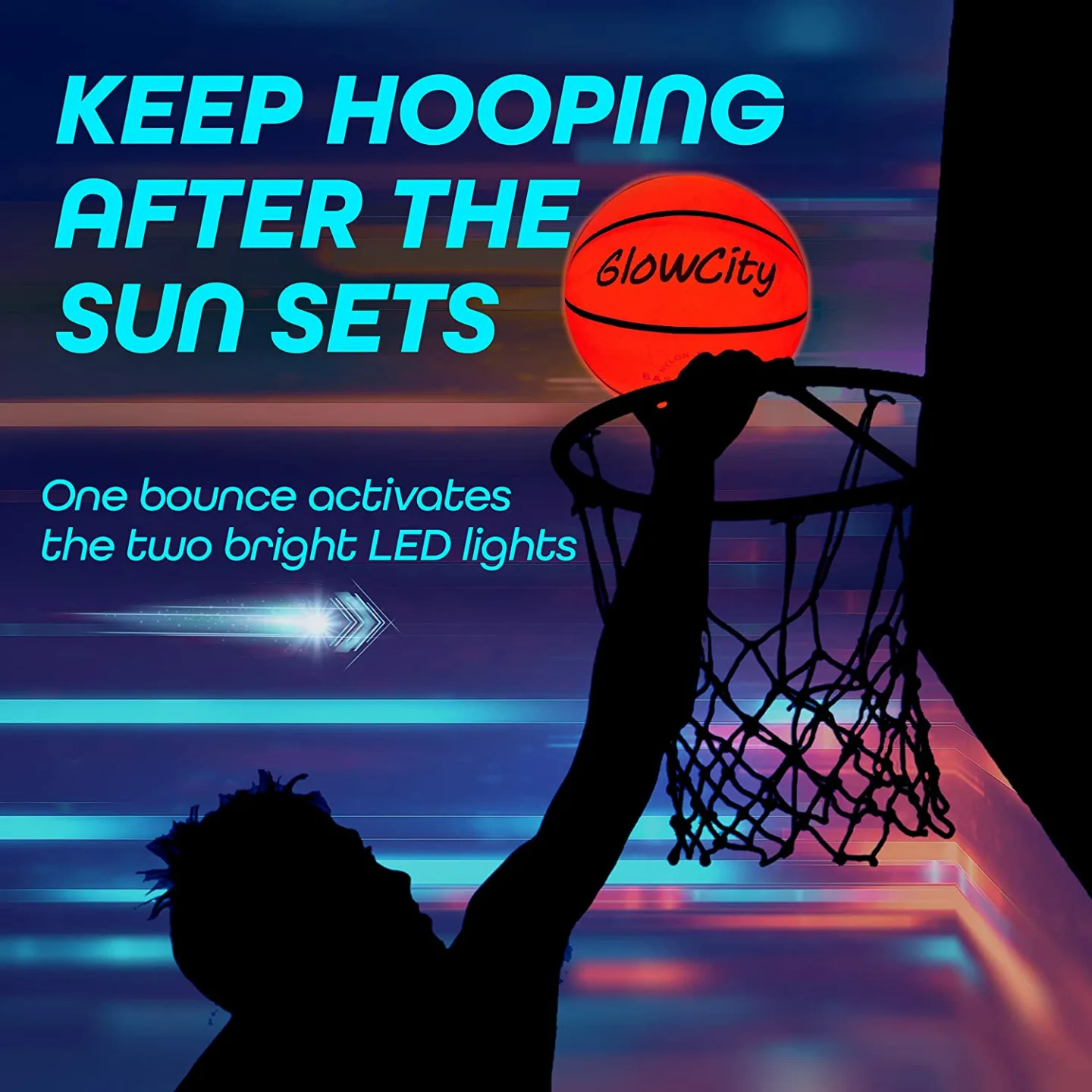 Glow in the Dark Basketball for Nighttime Fun