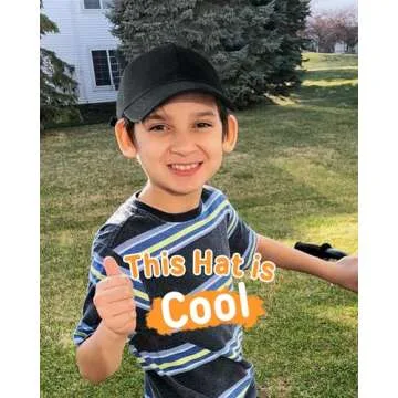 FURTALK Toddler Baseball Hat Kids Boys Girls Adjustable Washed Cotton Baseball Cap with Ponytail