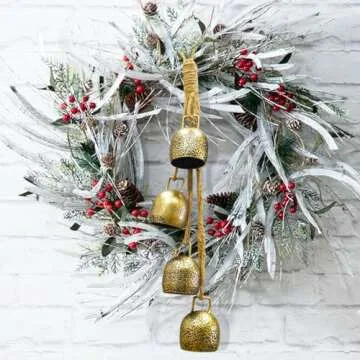 YXOTJHS Christmas Bells for Holiday Decor - Vintage Style