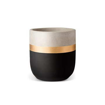 Mkono Cement Succulent Planter Set - Modern Concrete Pots 4"