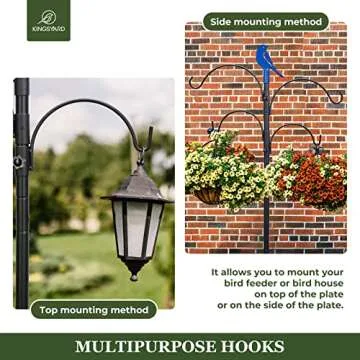 KINGSYARD 85" Heavy Duty Bird Feeding Station for Nature Lovers