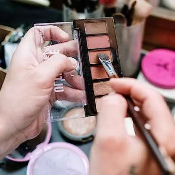 FCLUB 100-Pack Tiny Metal Pans for Makeup and Crafts