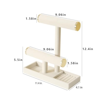 Pangkeep Jewelry Holder Stand for Necklace and Bracelet Storage