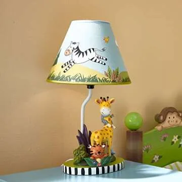 Fantasy Fields Kids Jungle Table Lamp for Nurseries