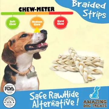 Healthy Beef Cheek Chews for Dogs - No Odor, No Additives